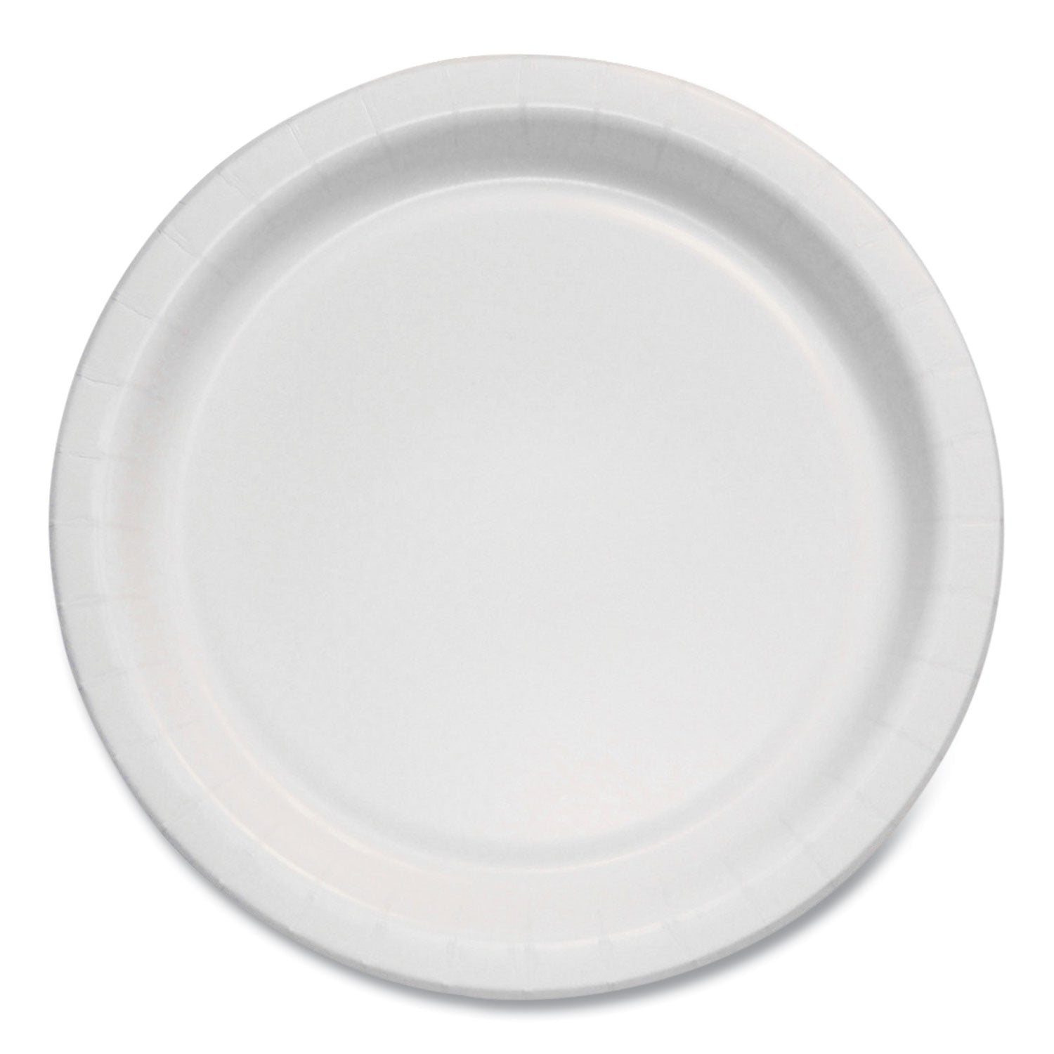 Bare Eco-Forward Clay-Coated Paper Plate, ProPlanet Seal, 6" dia, White/Brown/Green, 1,000/Carton