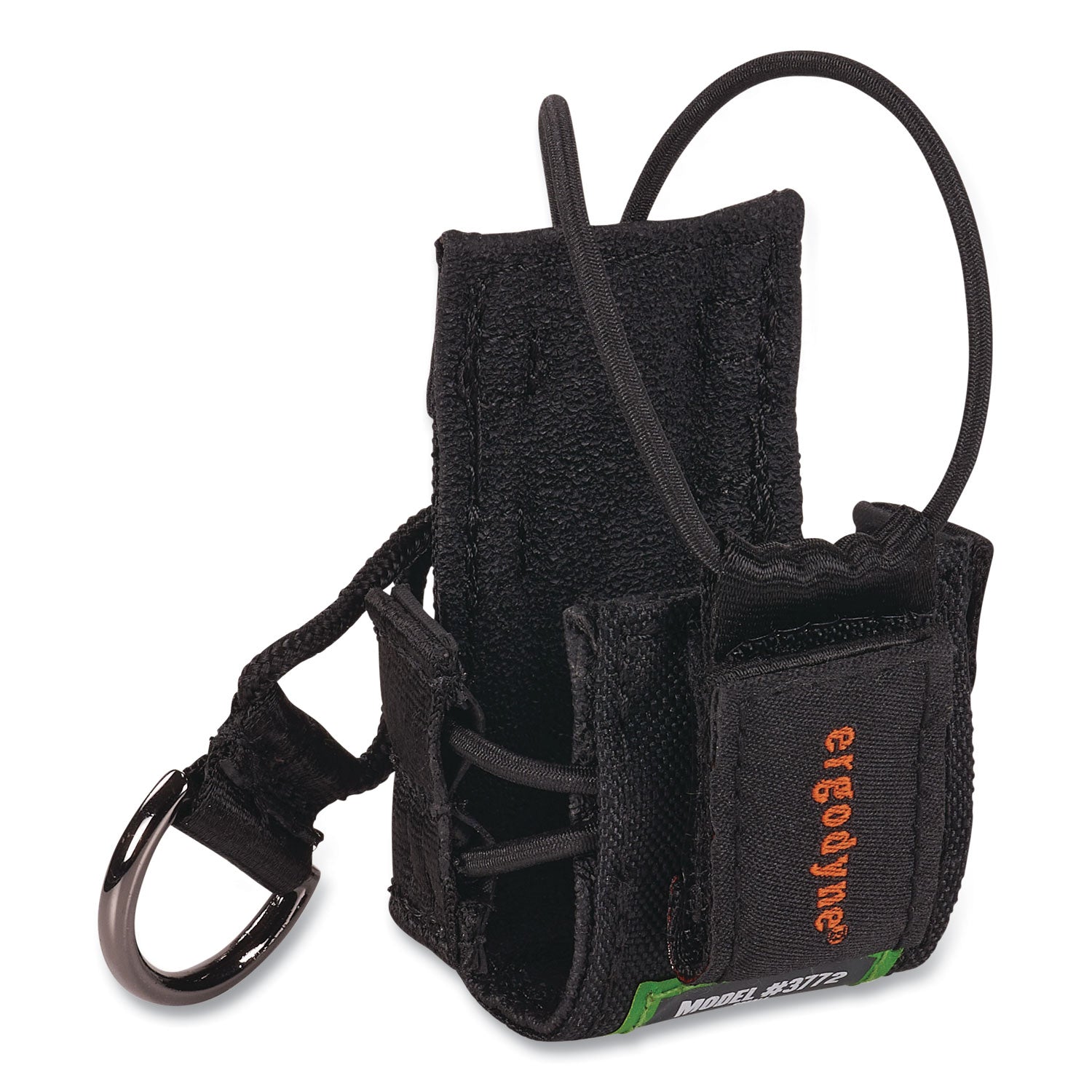 Squids 3772 Radio Holster Trap, Large, 1.5 x 2 x 5, Polyester, Black ergodyne® Flipcost