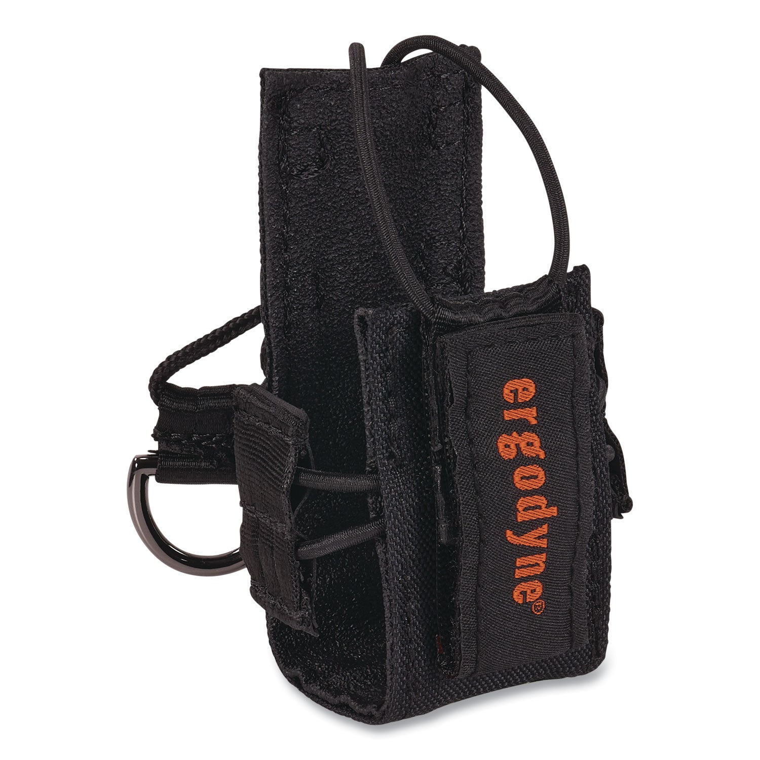 Squids 3772 Radio Holster Trap, Small, 1 x 2 x 4, Polyester, Black ergodyne® Flipcost