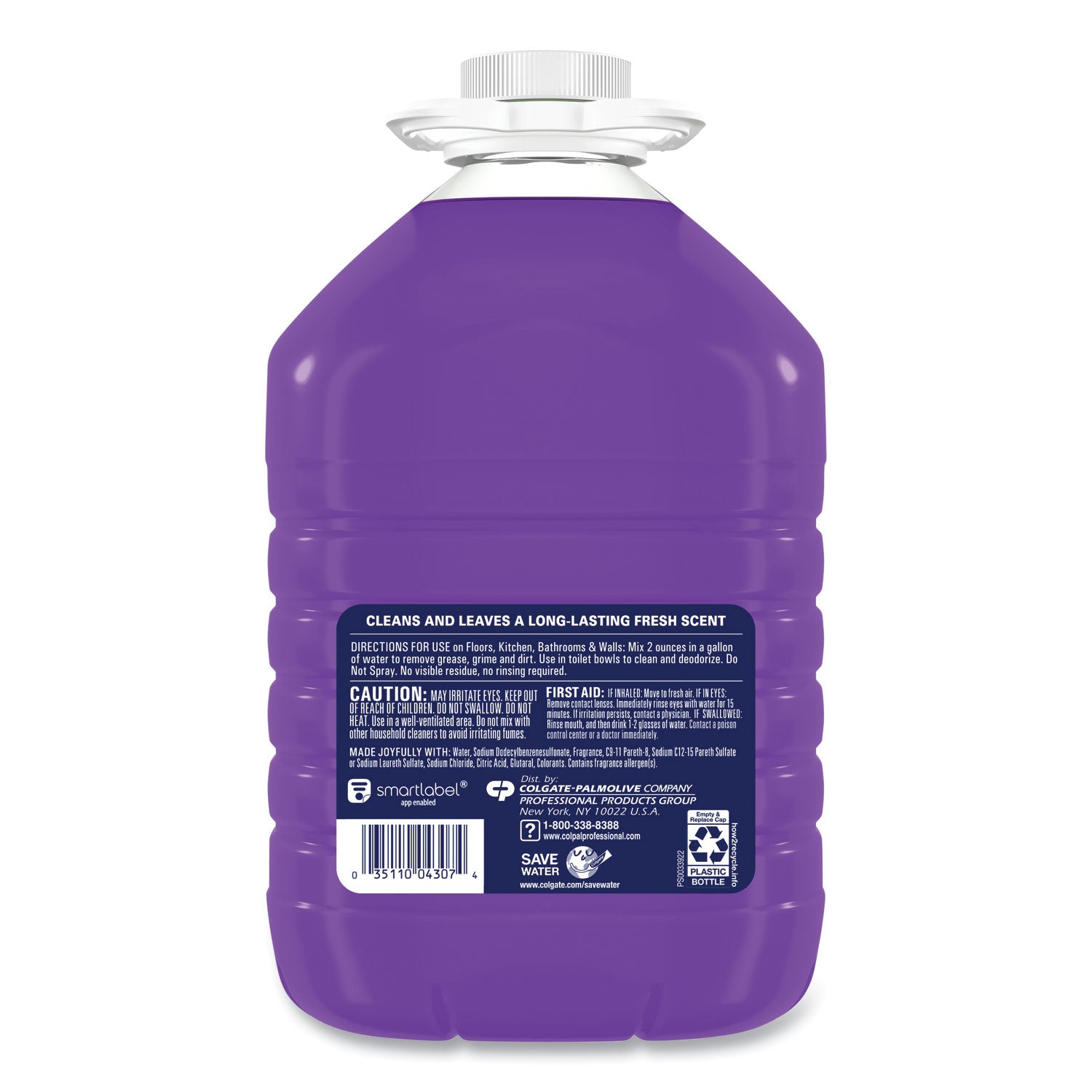 Fabuloso® All-Purpose Cleaner, Lavender Scent, 1 gal Bottle, 4/Carton