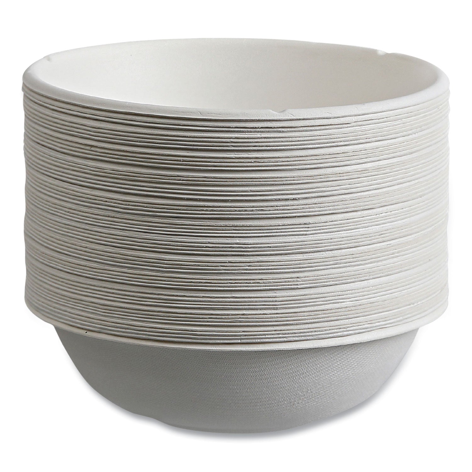 Eco-Products® Vanguard Renewable and Compostable Sugarcane Bowls, 16 oz, White, 800/Carton