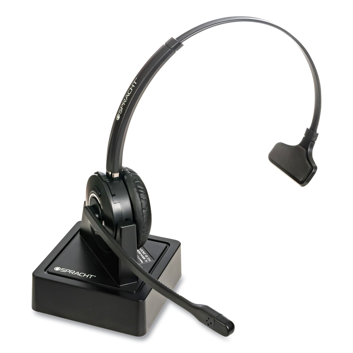 Spracht ZuM Maestro Bluetooth Monaural Over The Head Headset, Black