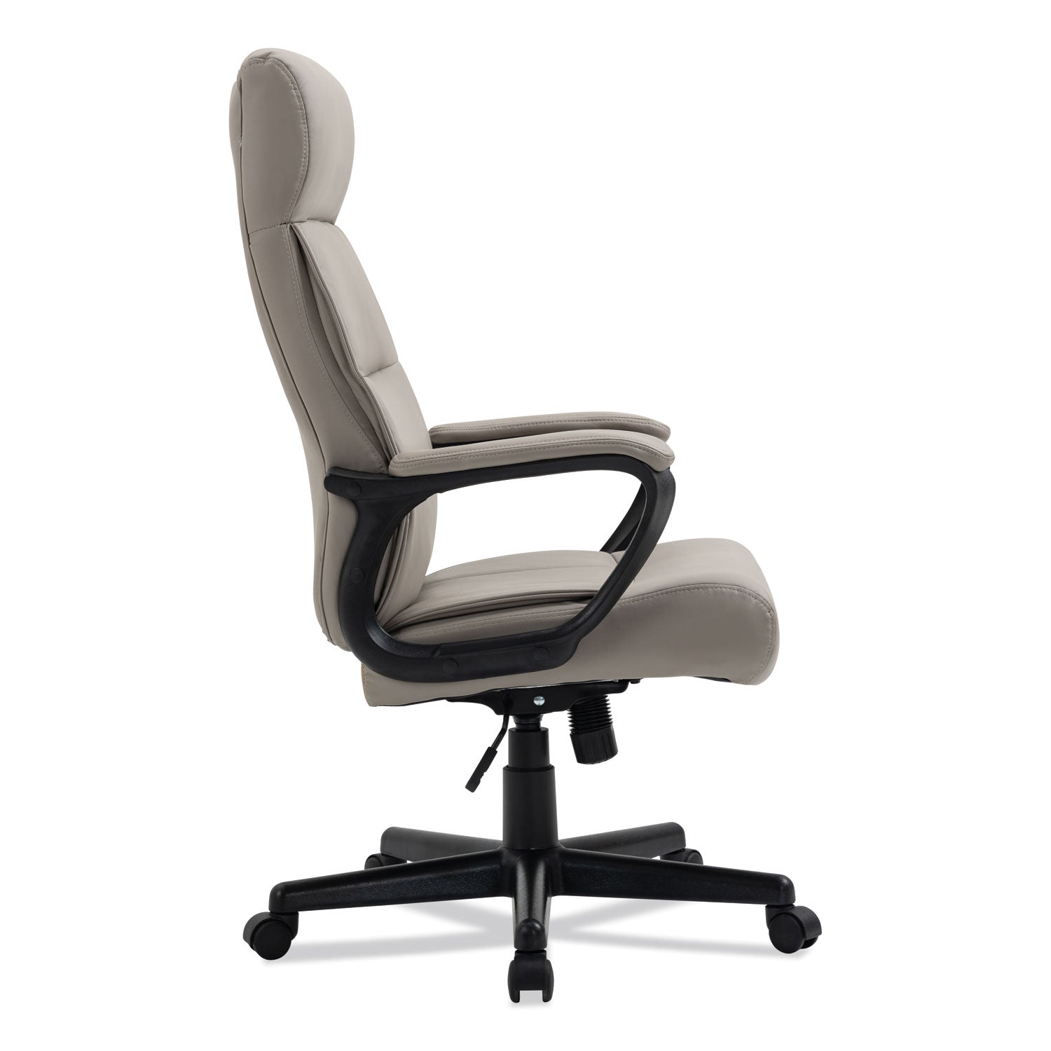 Alera® Alera Oxnam Series High-Back Task Chair, Supports Up to 275 lbs, 17.56" to 21.38" Seat Height, Tan Seat/Back, Black Base