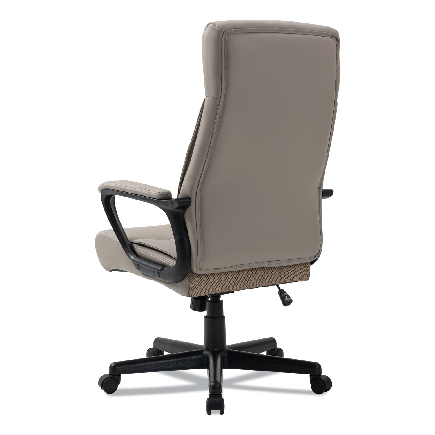 Alera® Alera Oxnam Series High-Back Task Chair, Supports Up to 275 lbs, 17.56" to 21.38" Seat Height, Tan Seat/Back, Black Base