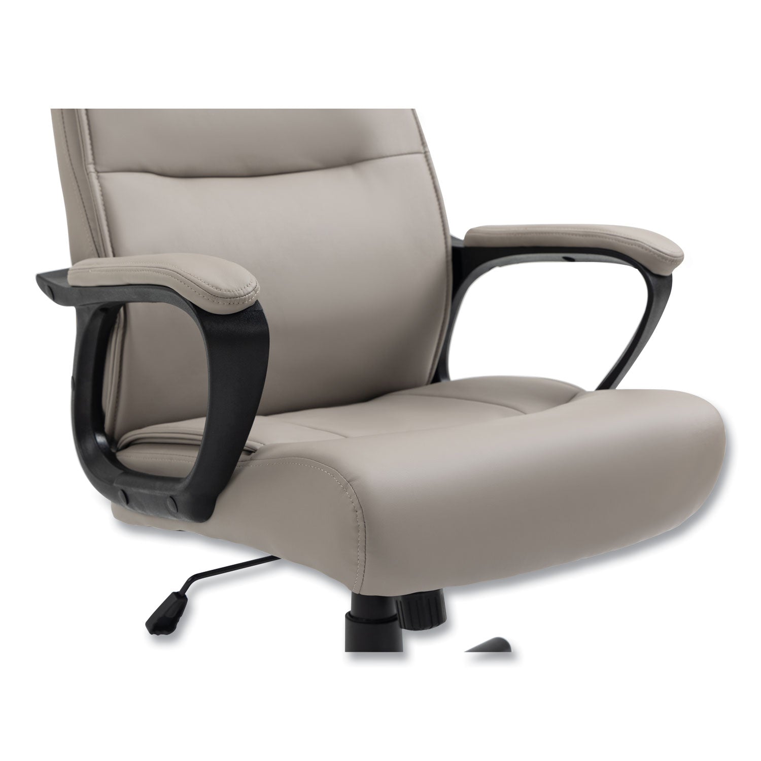 Alera® Alera Oxnam Series High-Back Task Chair, Supports Up to 275 lbs, 17.56" to 21.38" Seat Height, Tan Seat/Back, Black Base