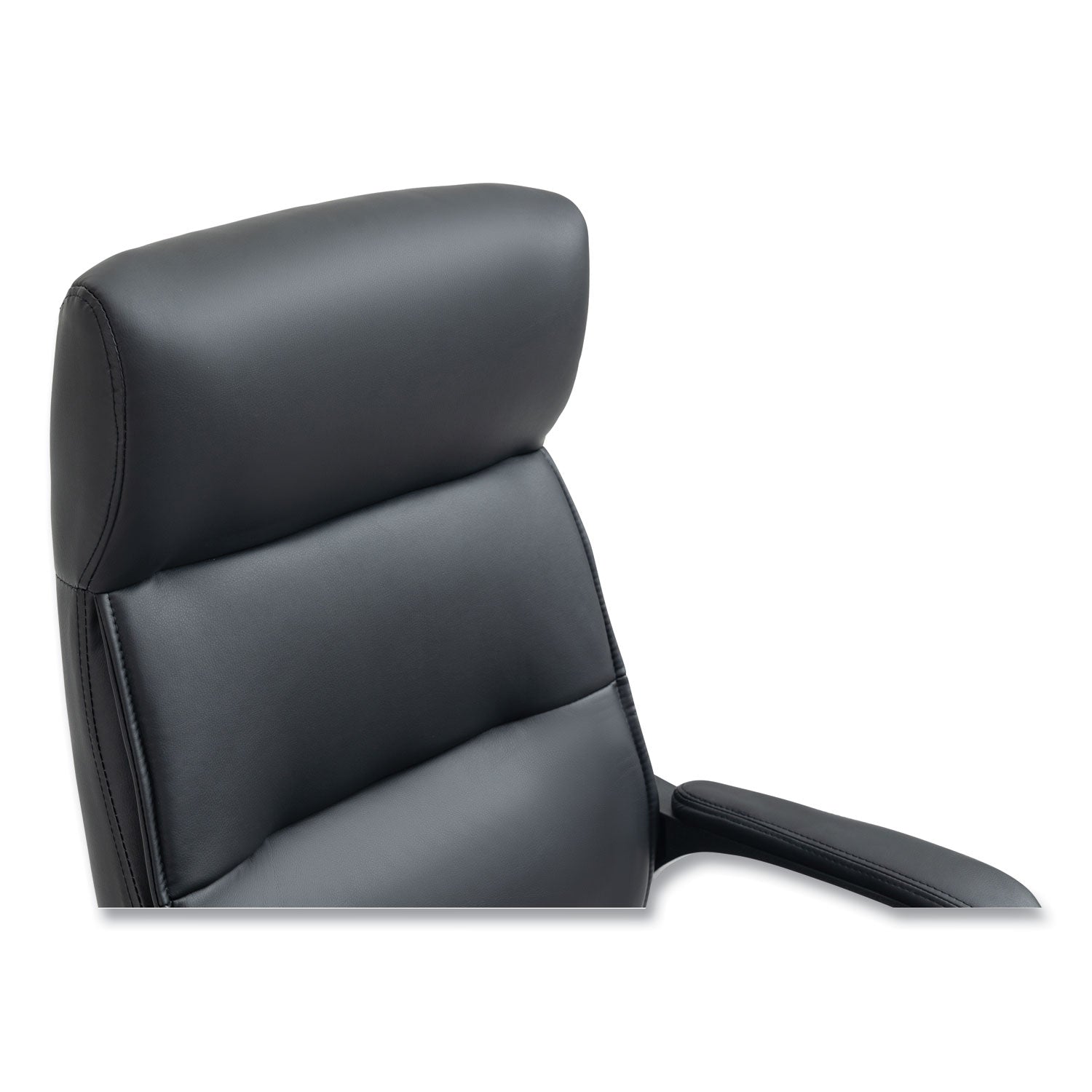 Alera® Alera Oxnam Series High-Back Task Chair, Supports Up to 275 lbs, 17.56" to 21.38" Seat Height, Black Seat/Back, Black Base