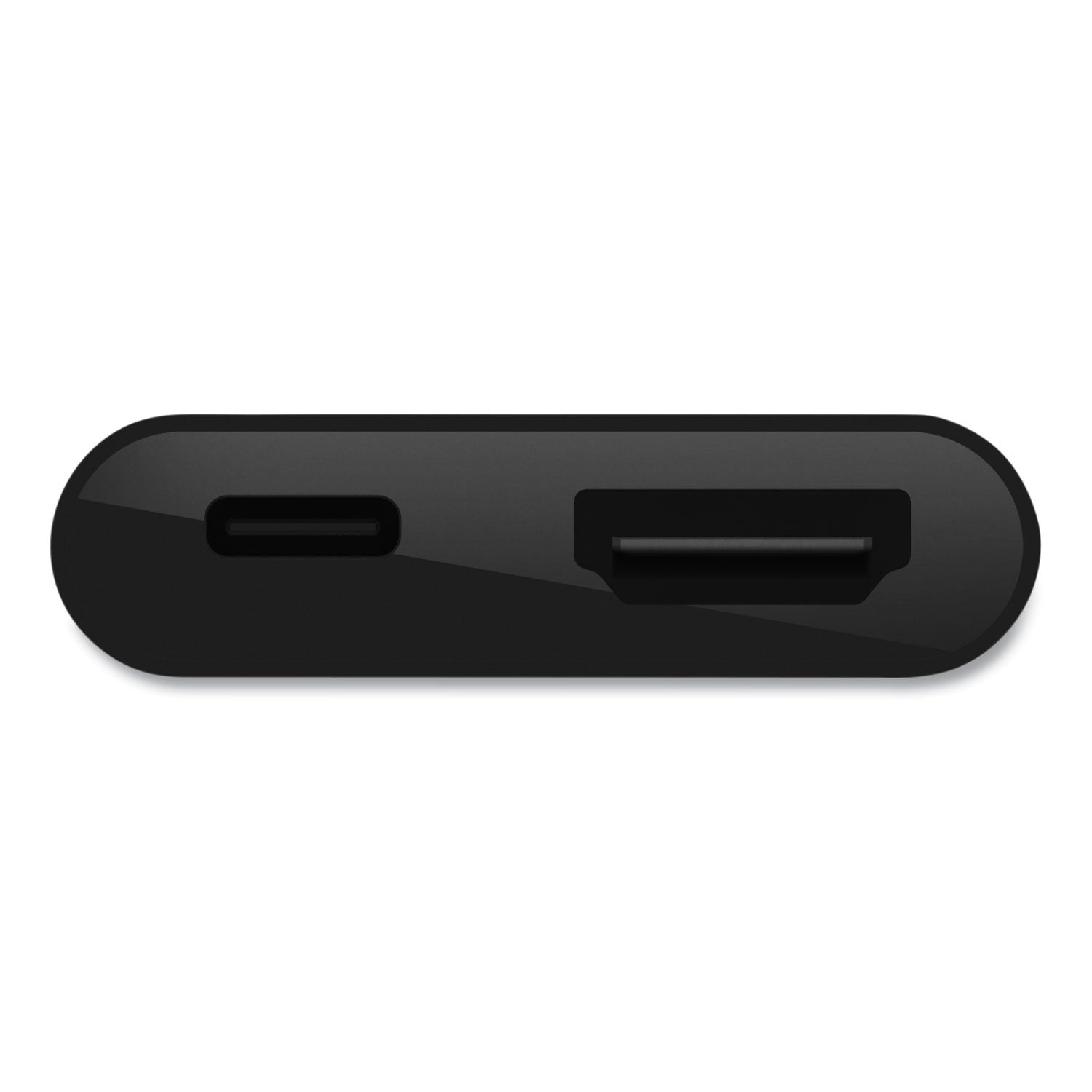 Belkin® USB-C to HDMI + Charge Adapter, HDMI/USB-C(F)/USB-C(M), 2.53", Black