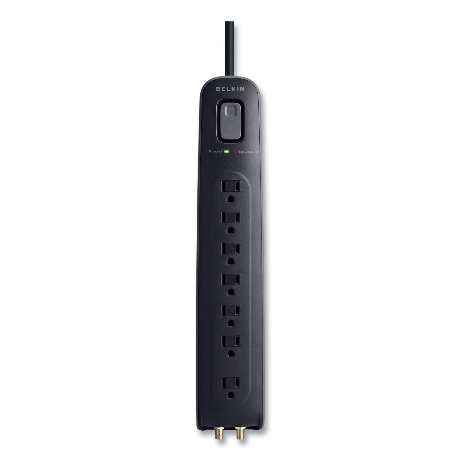 Belkin® Ultimate Surge Protector, 7 AC Outlets, 4 ft Cord, 2,000 J, Black