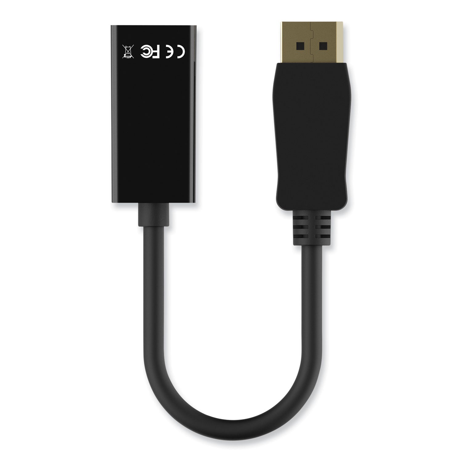 Belkin® DisplayPort to DVI Adapter, 5", Black