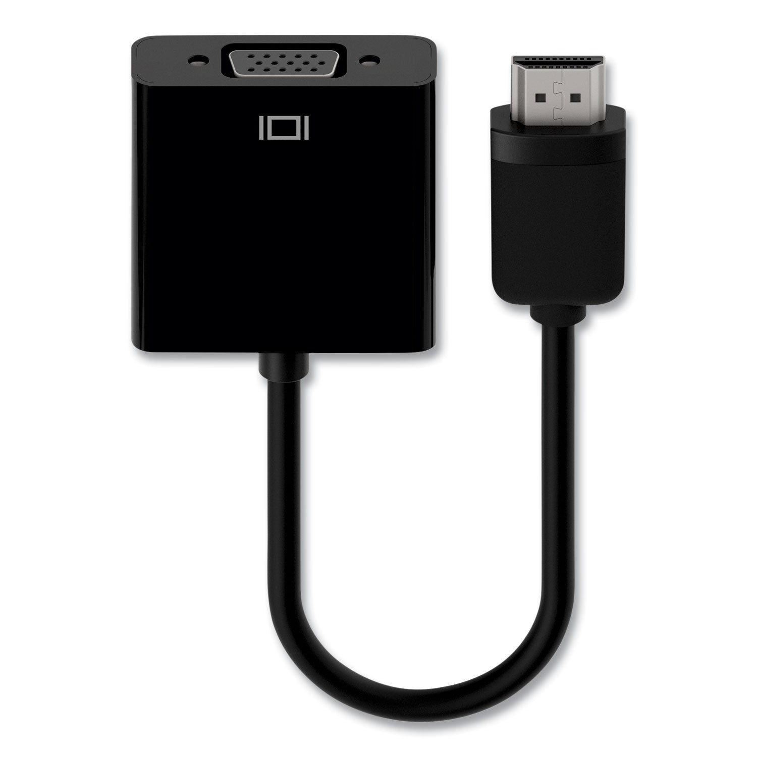 Belkin® HDMI to VGA + 3.5mm Audio Adapter, 5", Black