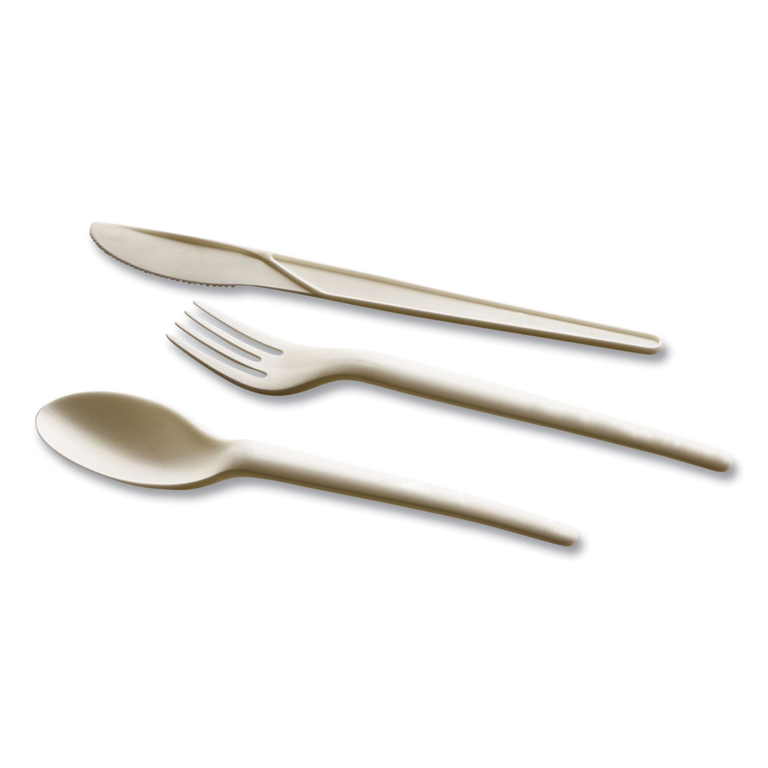 EcoSense Renewable Plant Starch Cutlery, Fork, 7", 50/Pack WNA Flipcost