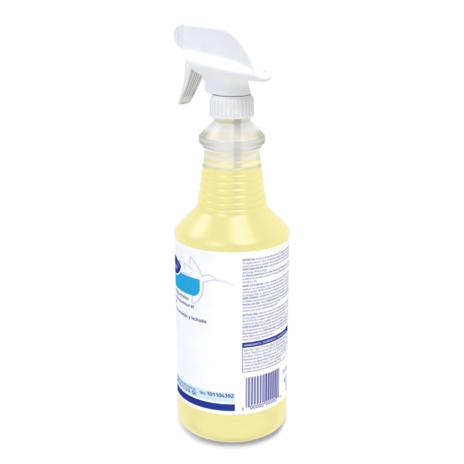 Diversey™ Crew Tile and Grout Rejuvenator, 32 oz Spray Bottle, 12/Carton