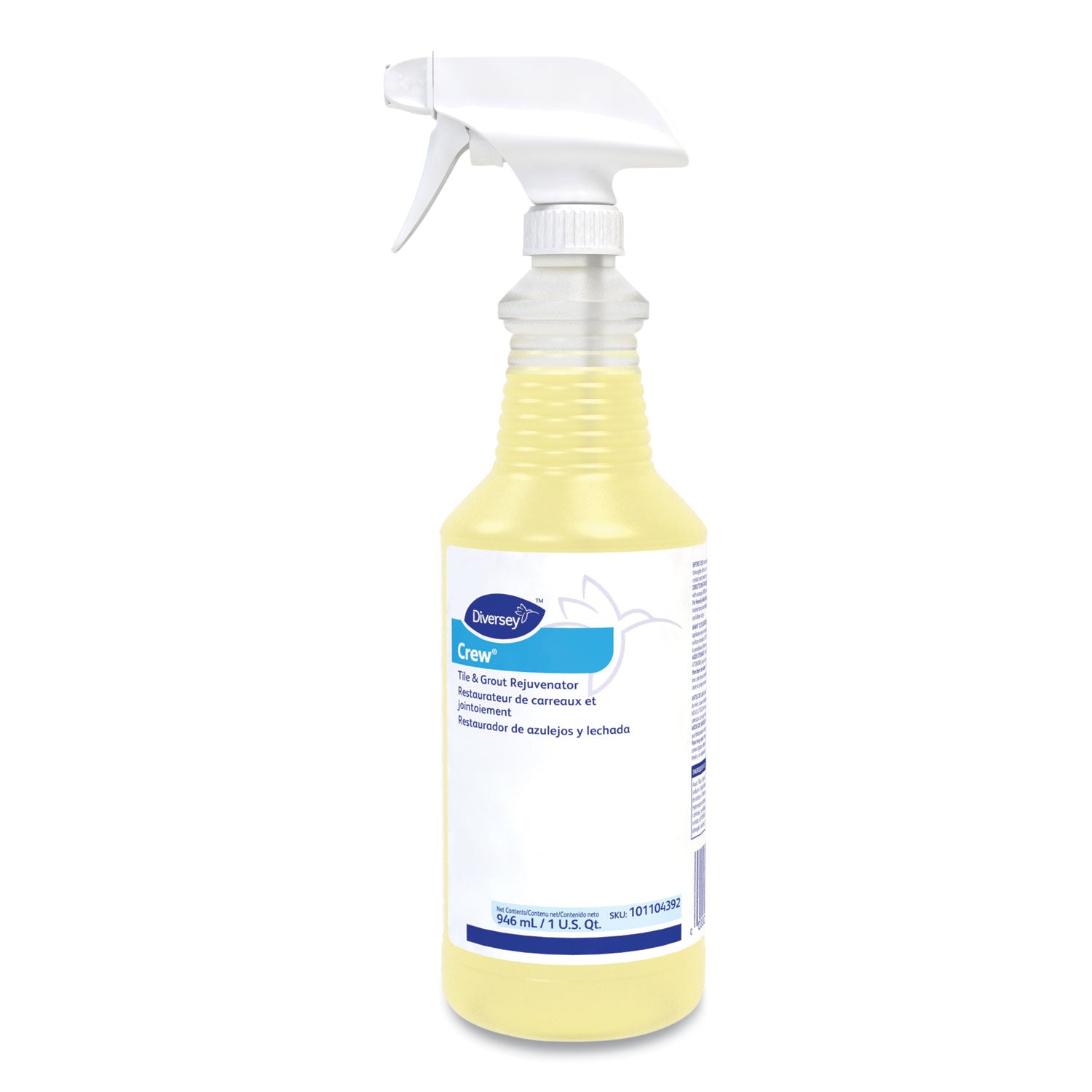 Crew Tile and Grout Rejuvenator, 32 oz Spray Bottle, 12/Carton