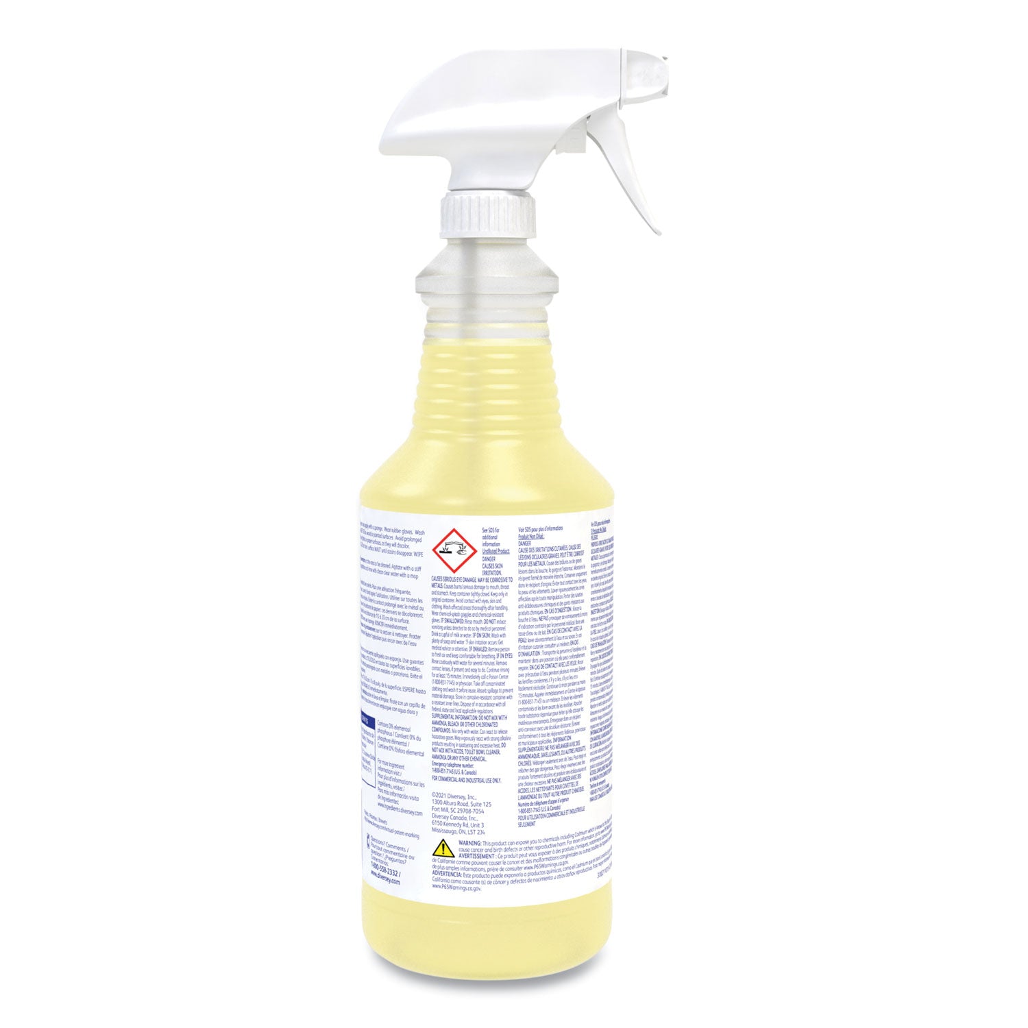 Diversey™ Crew Tile and Grout Rejuvenator, 32 oz Spray Bottle, 12/Carton