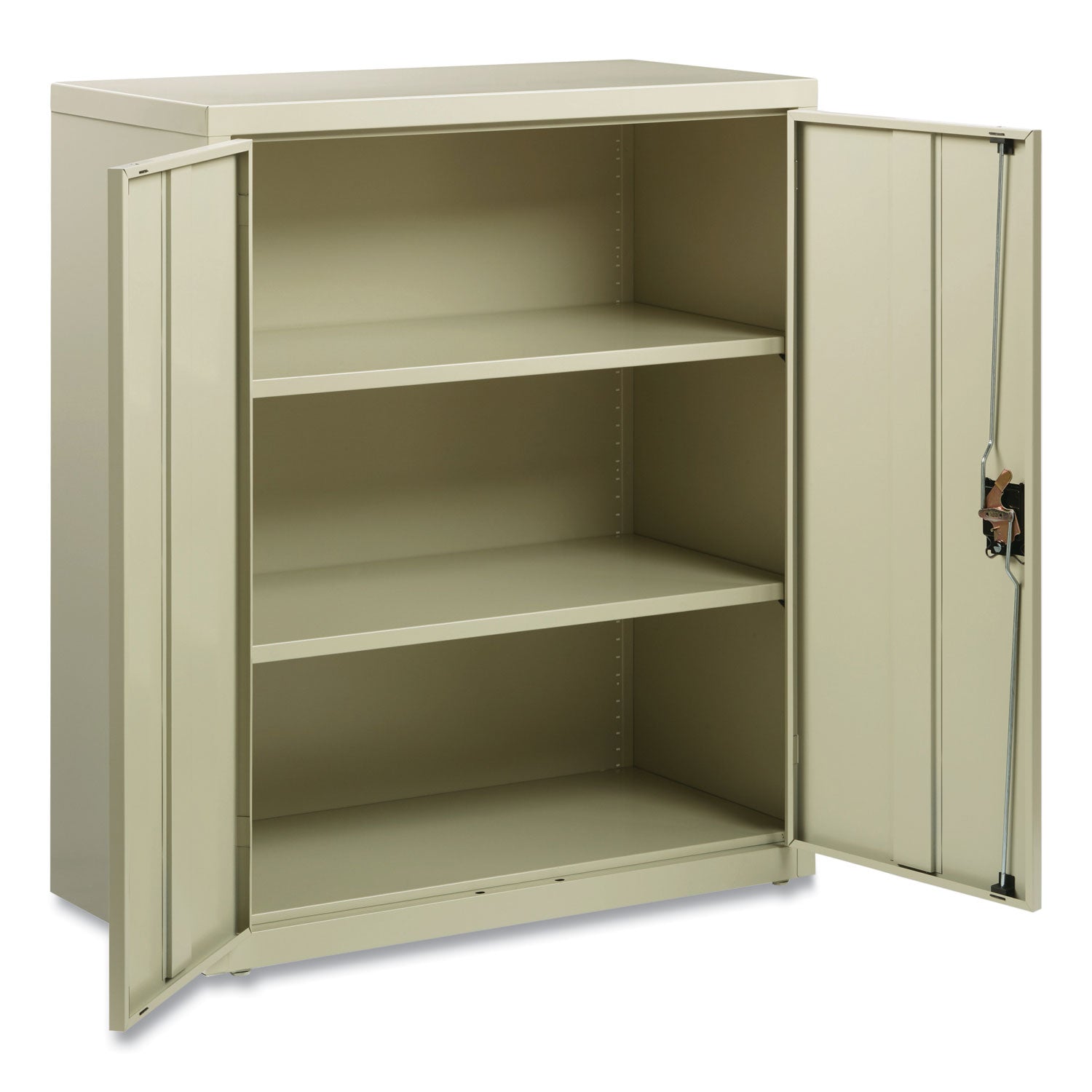 Alera® Economy Assembled Storage Cabinets, 3 Shelves, 36" x 18" x 42", Putty