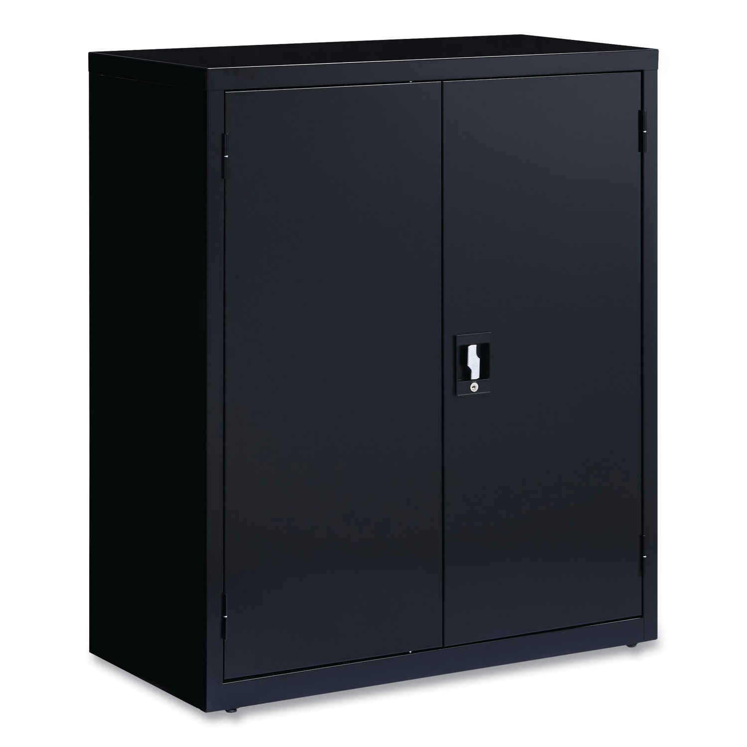 Alera® Economy Assembled Storage Cabinets, 3 Shelves, 36" x 18" x 42", Black