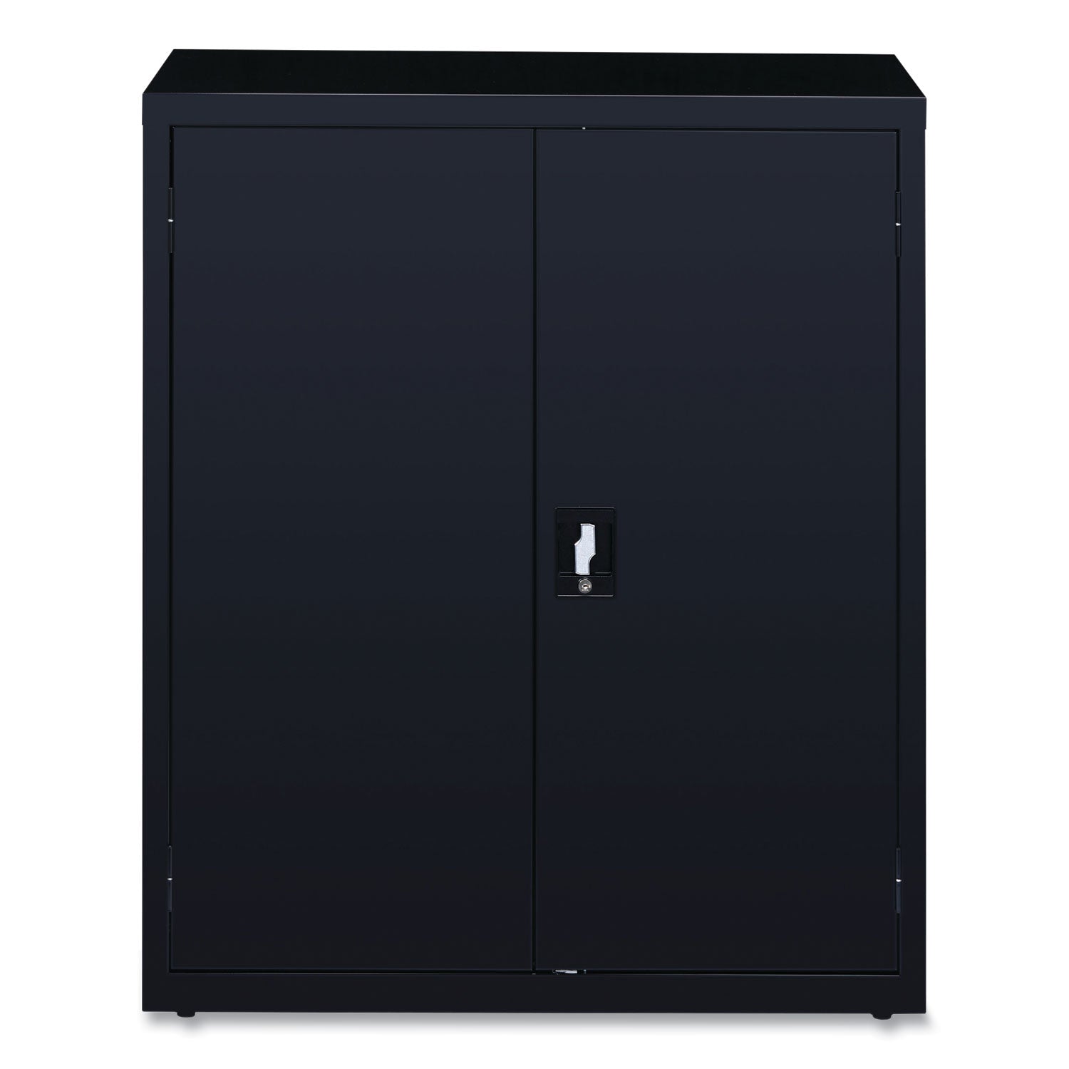 Economy Assembled Storage Cabinets, 3 Shelves, 36" x 18" x 42", Black