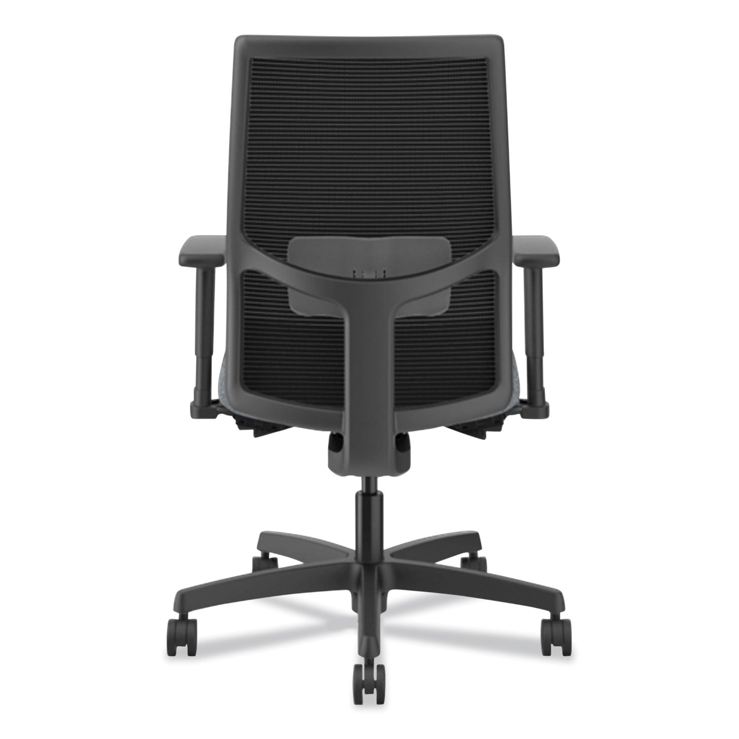 HON® Ignition 2.0 4-Way Stretch Mid-Back Mesh Task Chair, Gray Adjustable Lumbar Support, Basalt/Black