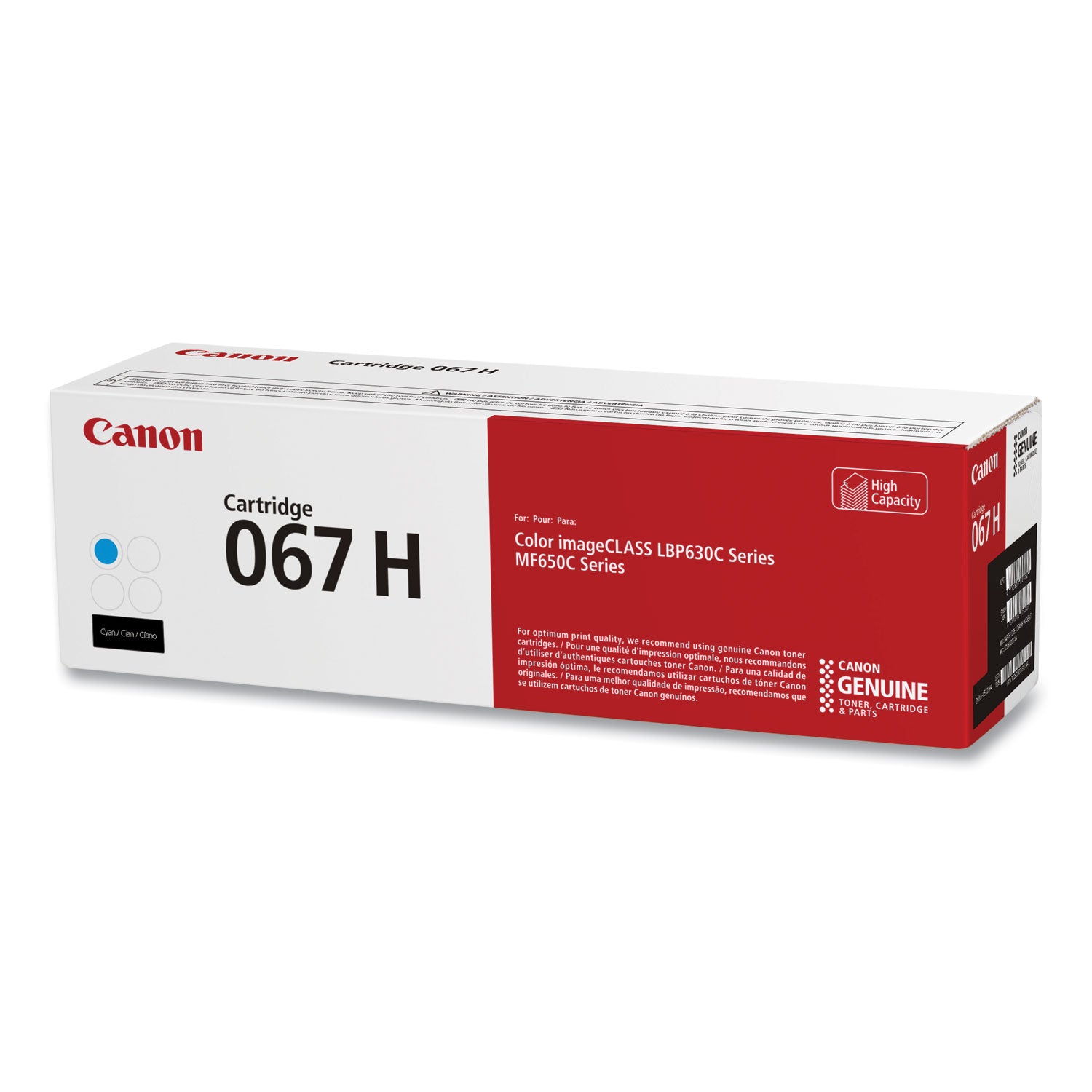 5105C001 (067H) High-Yield Toner, 2,350 Page-Yield, Cyan