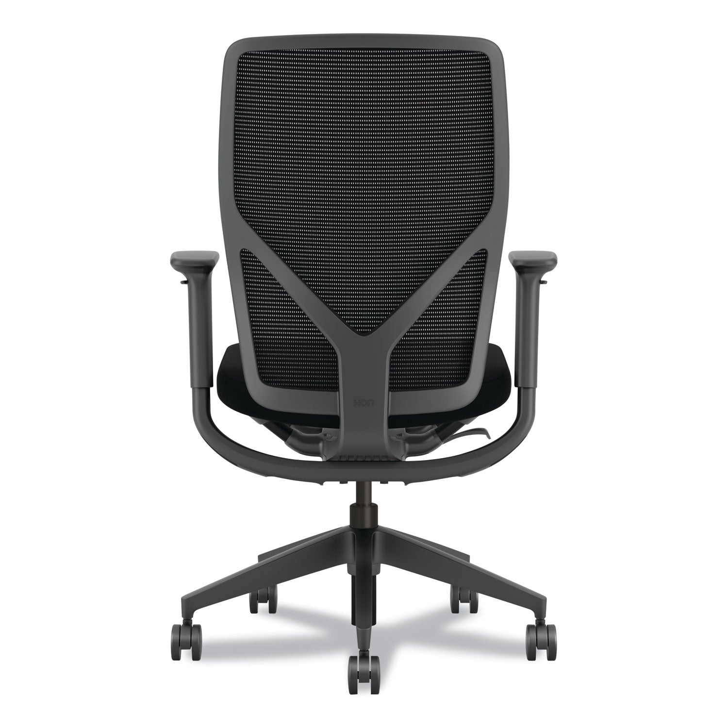 HON® Flexion Mesh Back Task Chair, Supports Up to 300lb, 14.81" to 19.7" Seat Height, Black Seat/Back/Base