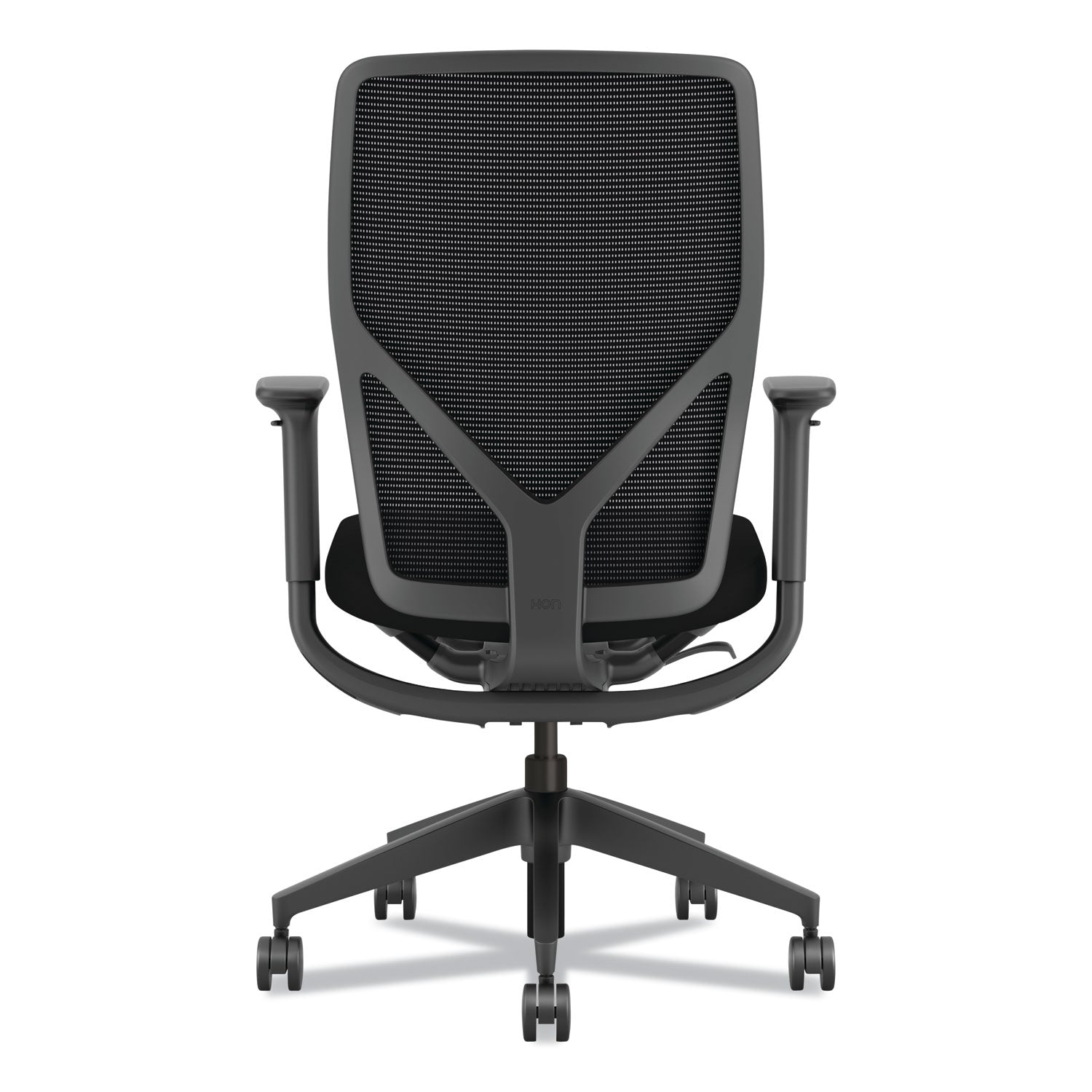 HON® Flexion Mesh Back Task Chair, Supports Up to 300 lb, 14.81" to 19.7" Seat Height, 24" Back Height, Black