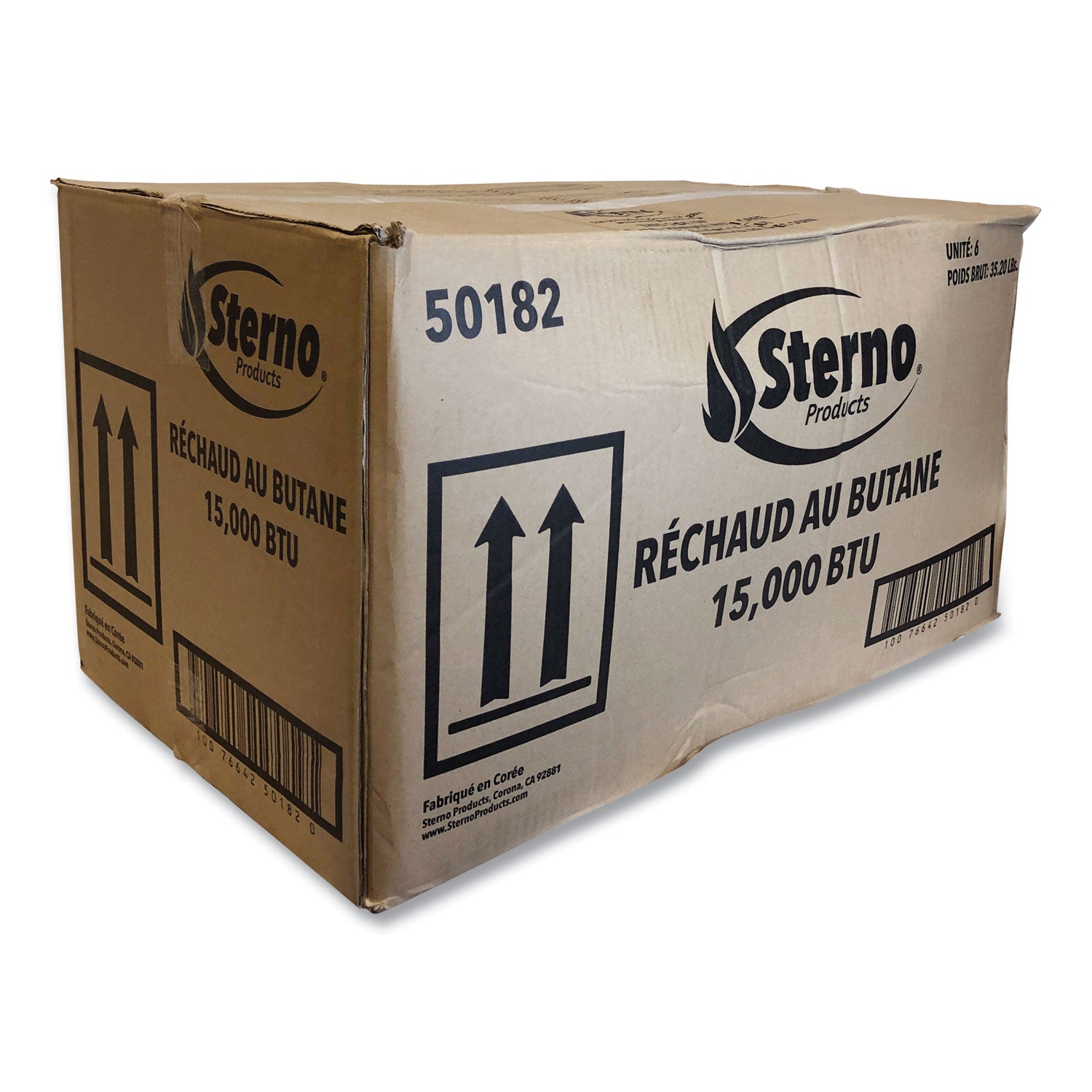 Sterno® Butane Stoves, 15,000 BTU, Piezoelectric Ignition, 13 x 11 x 3.75