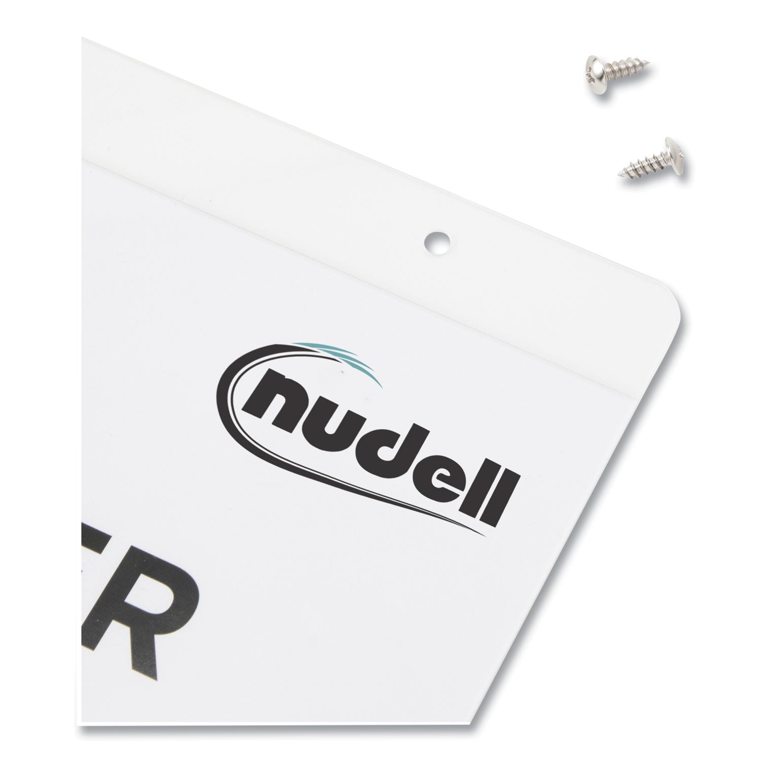 NuDell™ Clear Plastic Vertical-Orientation Wall Sign Holder with Mounting Screws, Quick-Change Insert System, 11 x 17 Insert