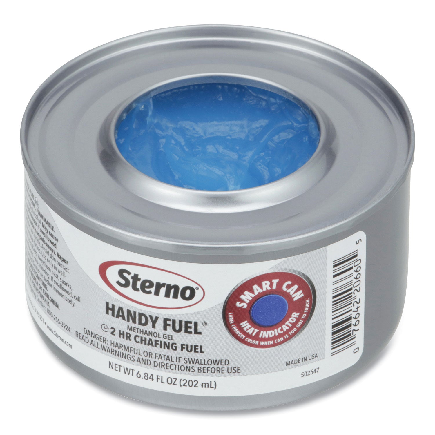 Sterno® Handy Fuel Methanol Gel Chafing Fuel, 2 Hour Burn, 6.7 oz, 72/Carton