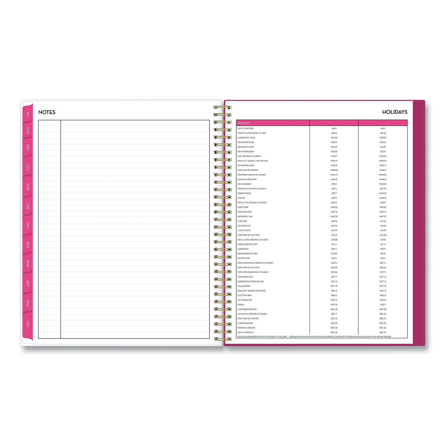 Blue Sky® Mahalo Academic Year Create-Your-Own Cover Weekly/Monthly Planner, Floral Artwork, 11 x 8.5, 12-Month (July-June): 2024-2025