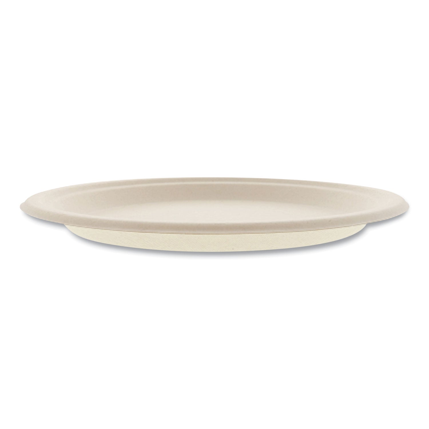 Boardwalk® Bagasse PFAS-Free Dinnerware, Plate, 10" dia, Tan, 500/Carton