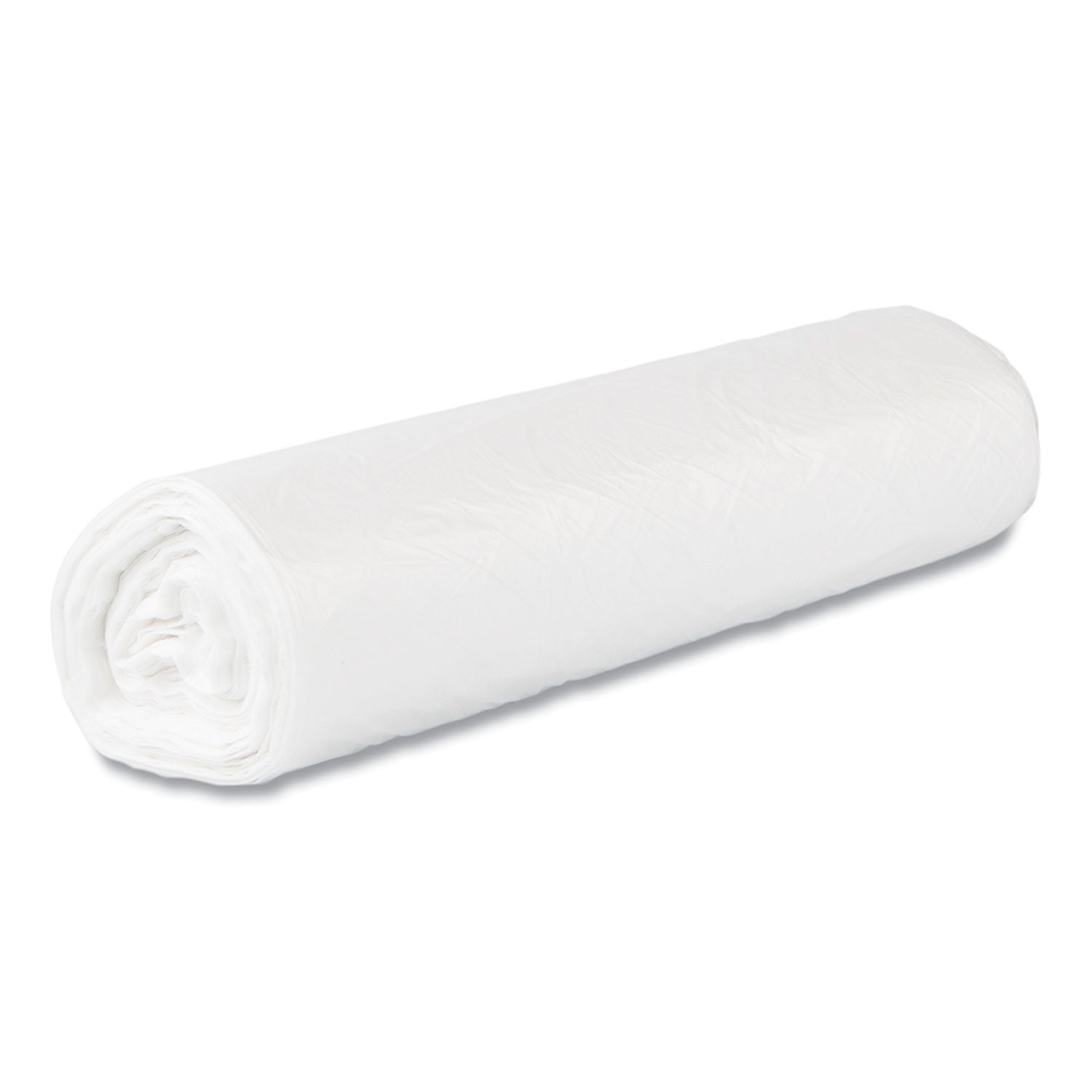 Inteplast Group High-Density Commercial Can Liner Value Pack, 45 gal, 14 mic, 40" x 46", Natural, Interleaved Roll, 25 Bags/Roll, 10 Rolls/CT