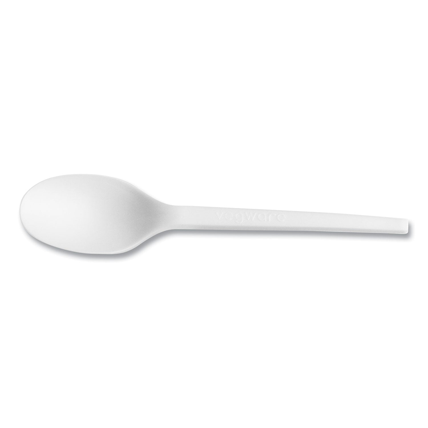 White CPLA Cutlery, Compostable, Spoon, 1,000/Carton