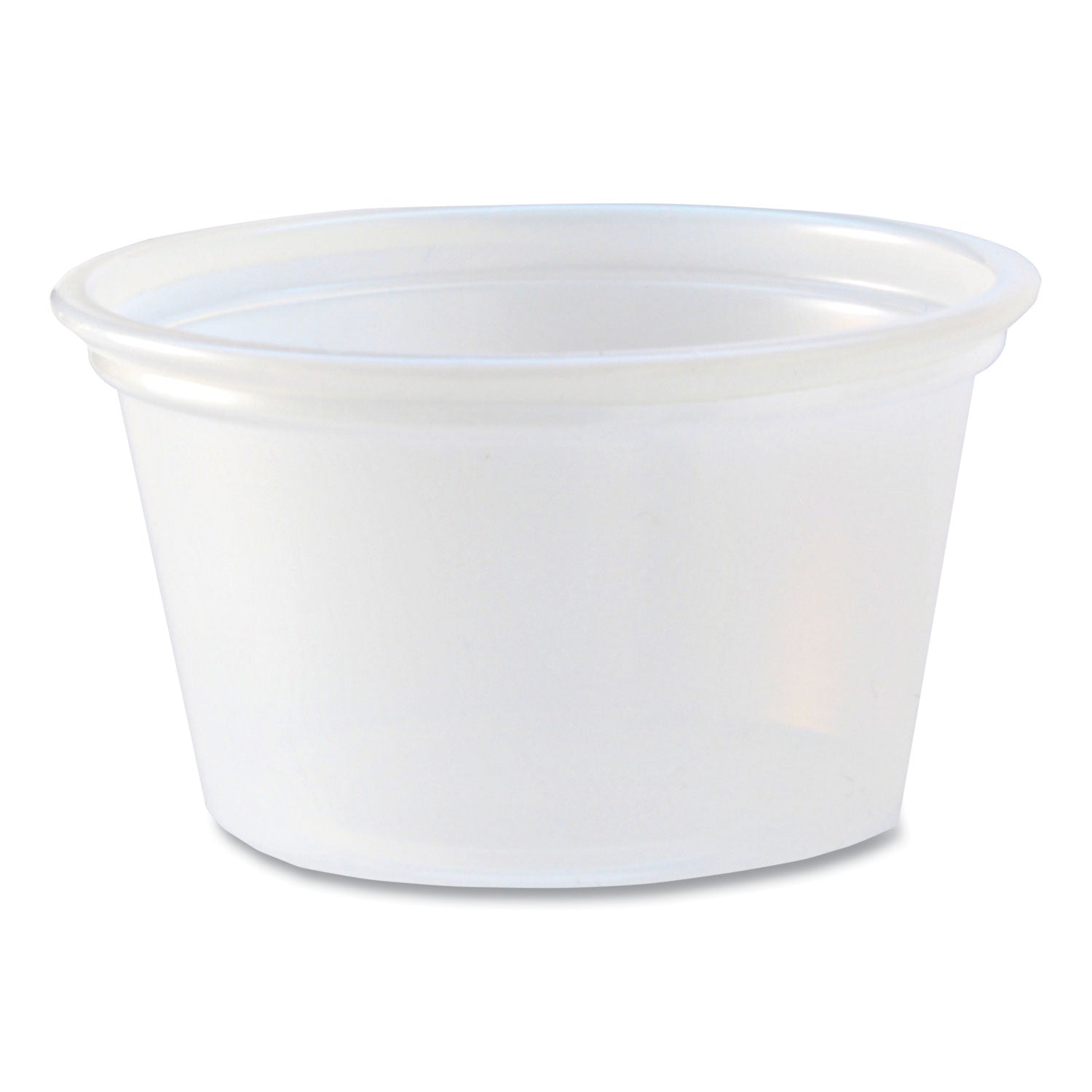 Portion Cups, 0.75 oz, Translucent, 125/Sleeve, 20 Sleeve/Carton