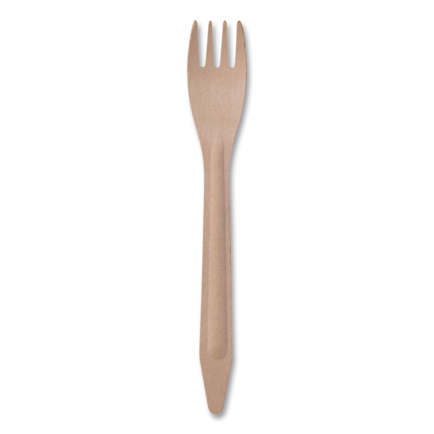 Wood Cutlery, Fork, Natural, 500/Carton