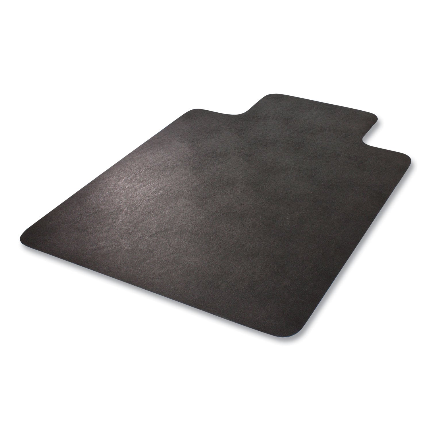 EconoMat Hard Floor Chair Mat, Lipped, 36 x 48, Black