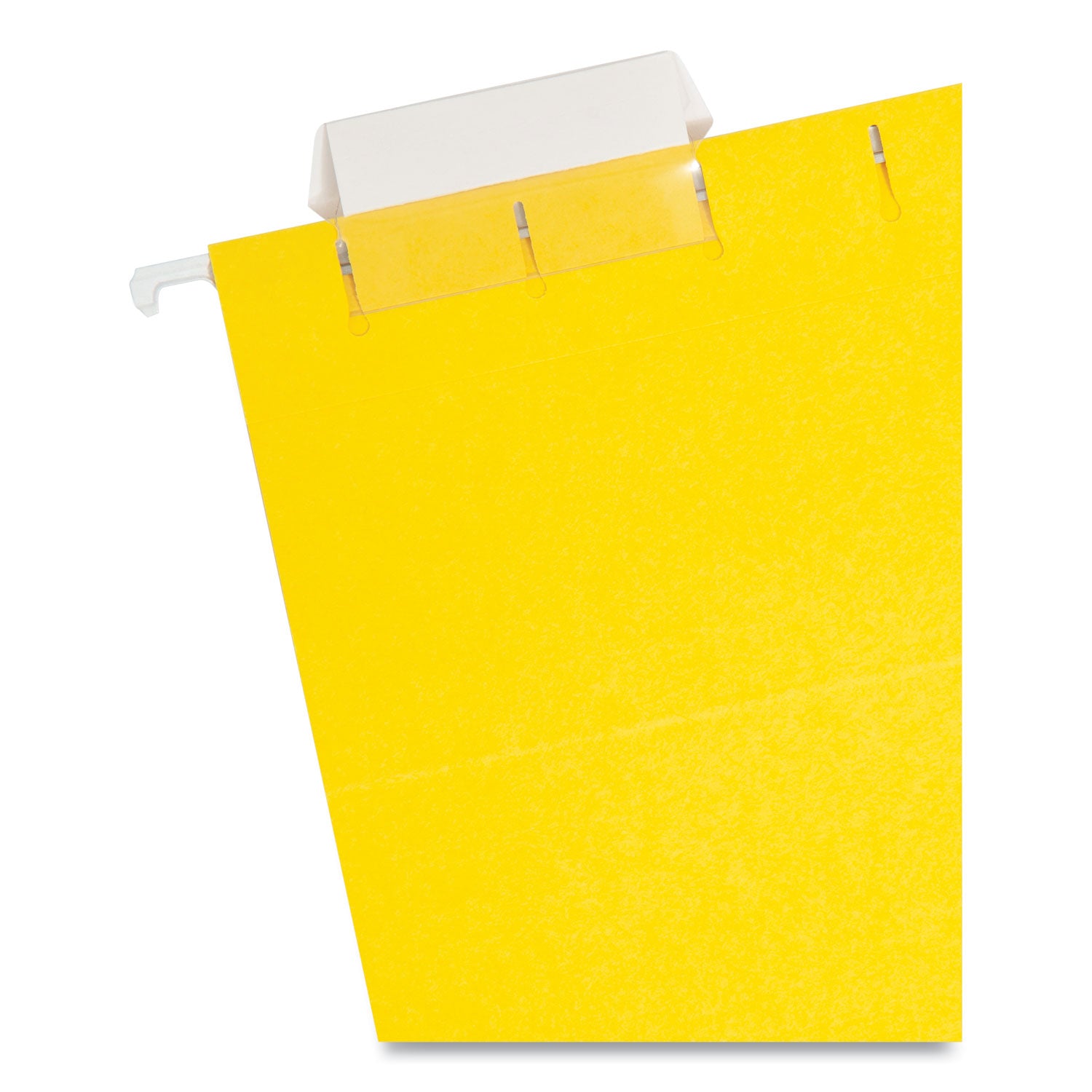 Smead™ Colored Hanging File Folders with 1/5 Cut Tabs, Letter Size, 1/5-Cut Tabs, Yellow, 25/Box