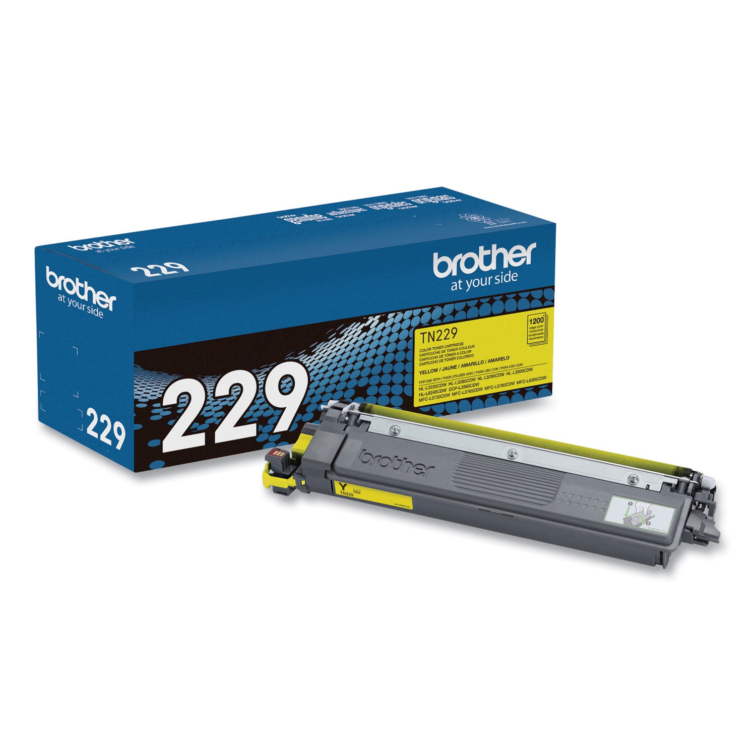 TTN229Y Toner, 1,200 Page-Yield, Yellow