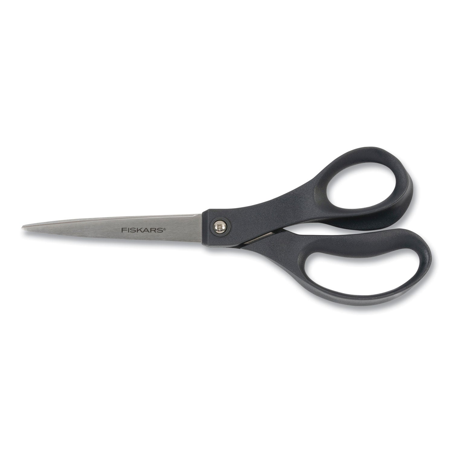 Everyday Scissors, 8" Long, 3.75" Cut Length, Straight Black Handle