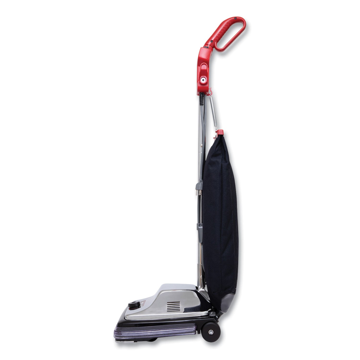 Sanitaire® TRADITION QuietClean Upright Vacuum SC889A, 12" Cleaning Path, Gray/Red/Black