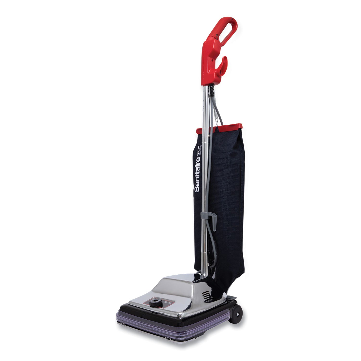 Sanitaire® TRADITION QuietClean Upright Vacuum SC889A, 12" Cleaning Path, Gray/Red/Black