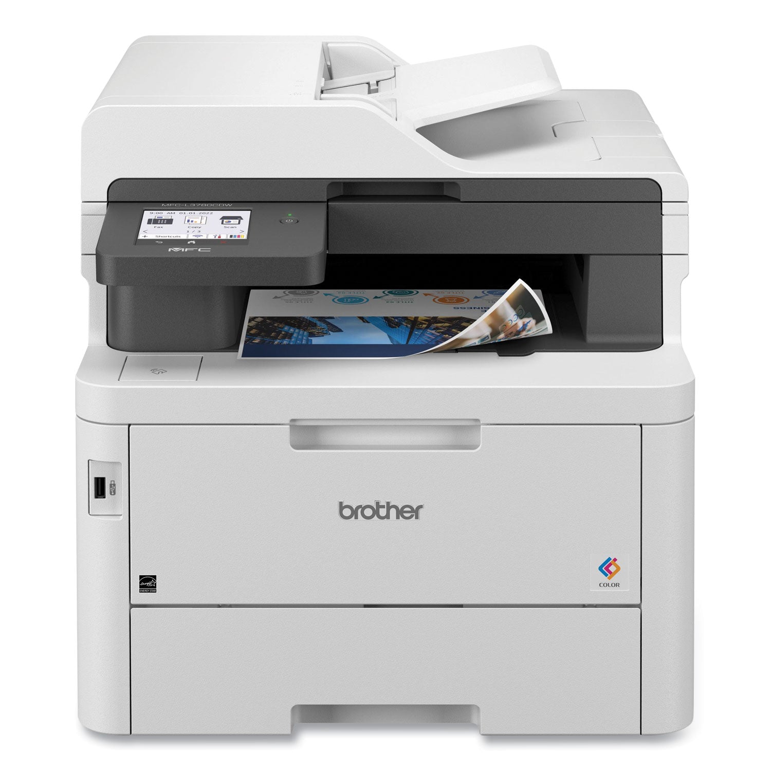 Brother Wireless MFC-L3780CDW Digital Laser Color All-in-One Printer, Copy/Fax/Print/Scan