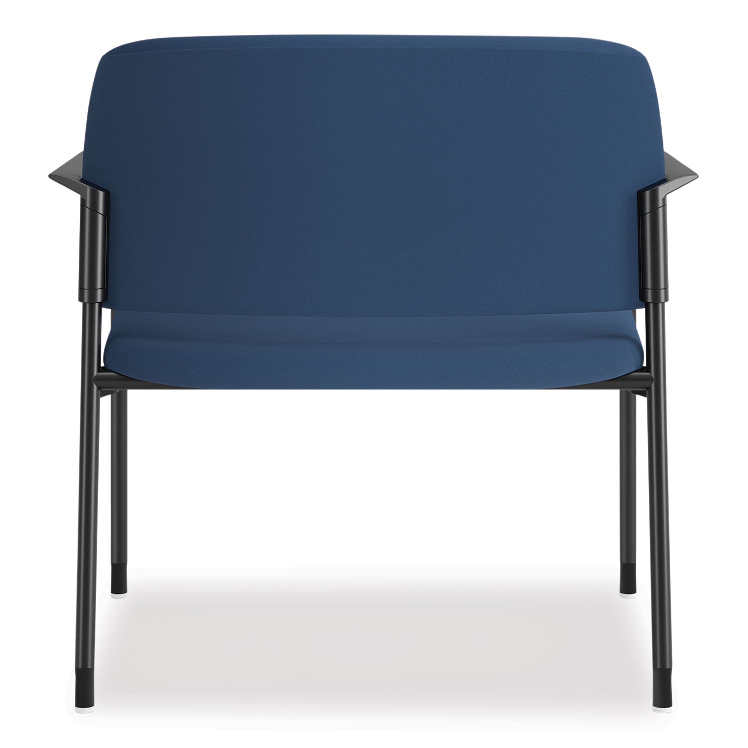 HON® Accommodate Series Bariatric Chair with Arms, 33.5" x 21.5" x 32.5", Elysian Seat, Elysian Back, Charblack Legs