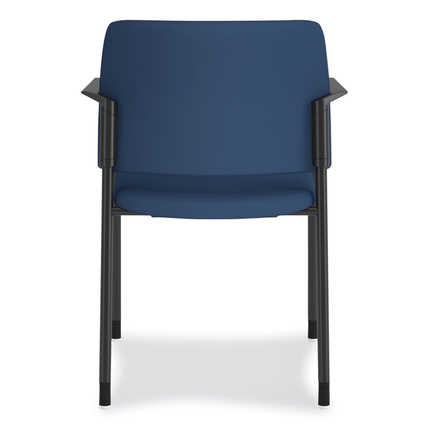 HON® Accommodate Series Guest Chair with Arms, Vinyl Upholstery, 23.5" x 22.25" x 32", Elysian Seat/Back, Charblack Legs, 2/Carton