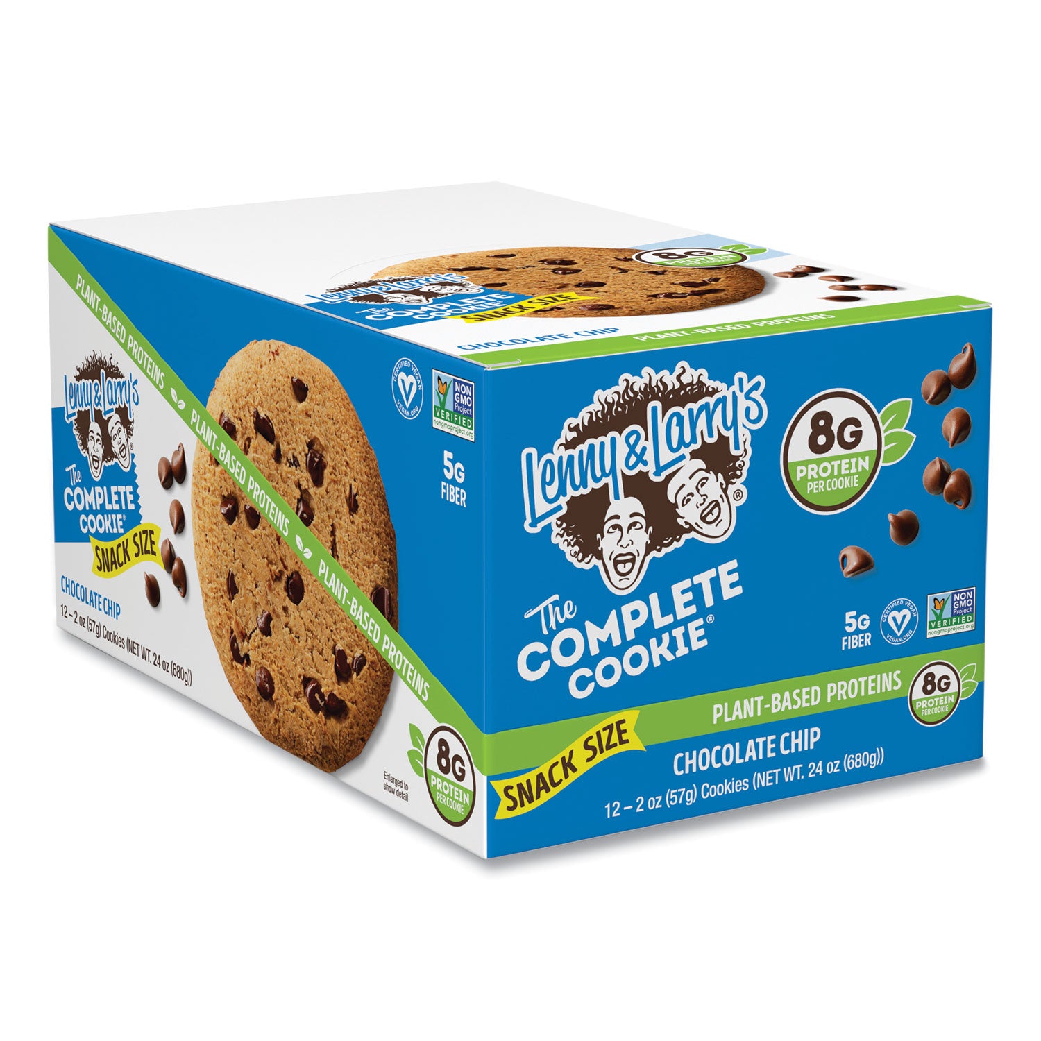 Lenny & Larry's® Chocolate Chip Cookie, 2 oz Packet. 12/Pack