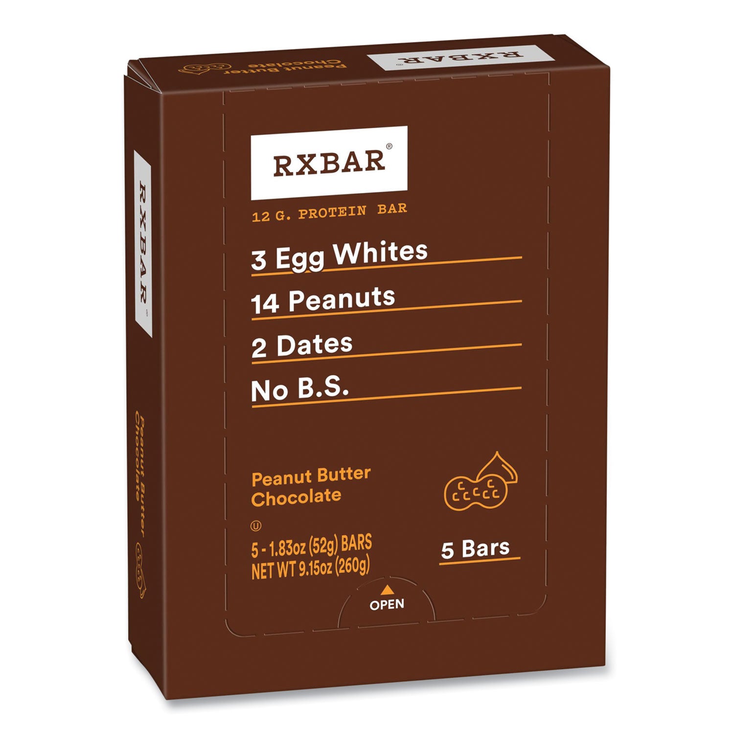 Adult Bars, Assorted Flavors, 1.83 oz Bar, 5 Bars/Pack, 3 Packs/Carton RXBAR® Flipcost