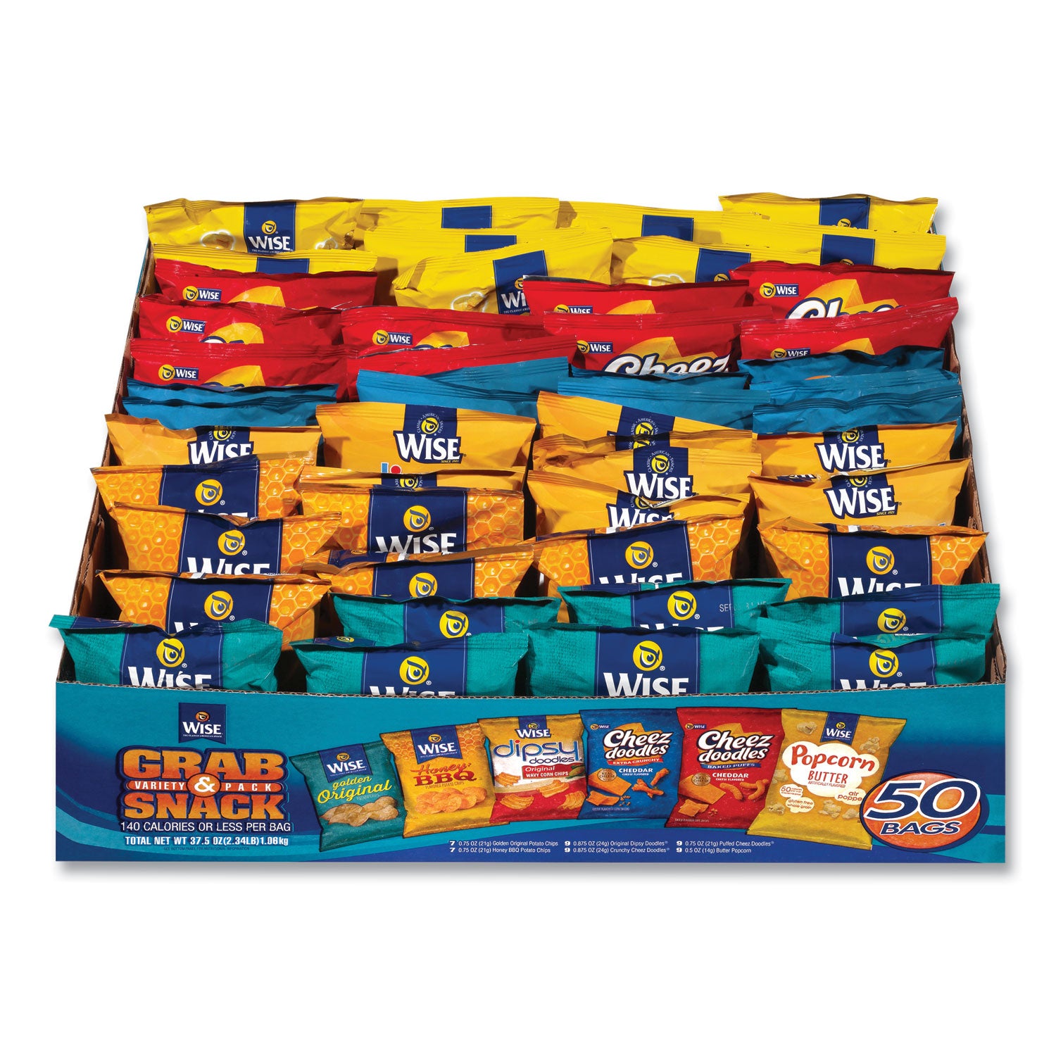 Grab and Snack Variety Pack, Assorted Flavors, 50/Pack