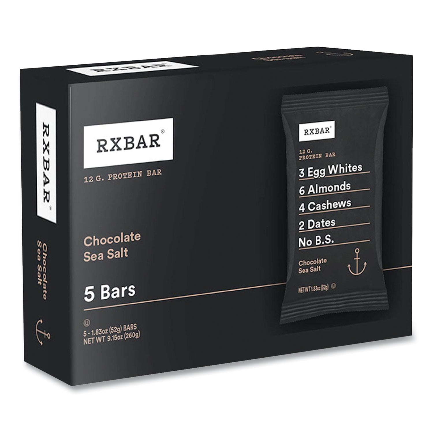 Adult Bars, Assorted Flavors, 1.83 oz Bar, 5 Bars/Pack, 3 Packs/Carton RXBAR® Flipcost