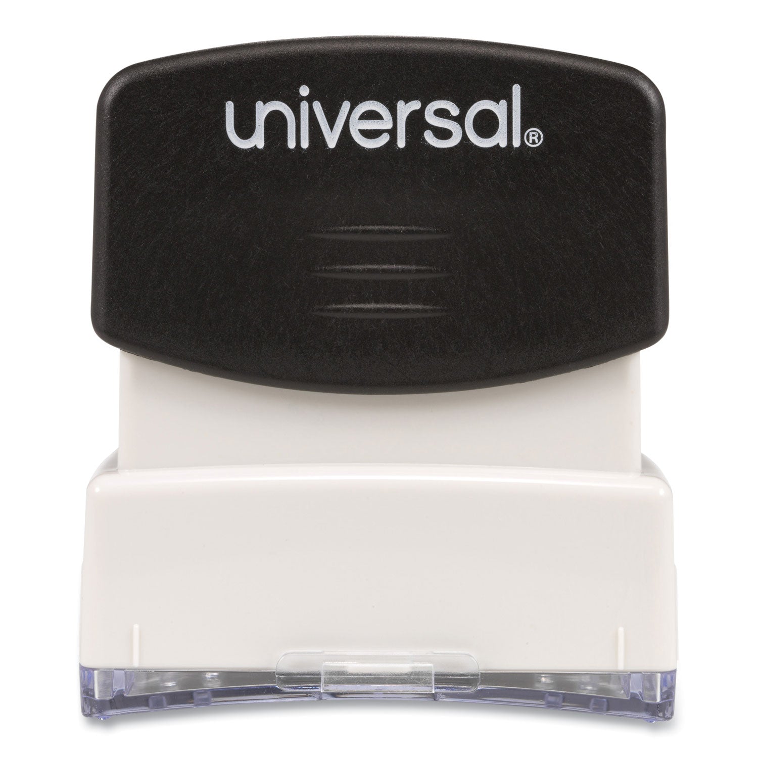 Universal® Message Stamp, E-MAILED, Pre-Inked One-Color, Blue