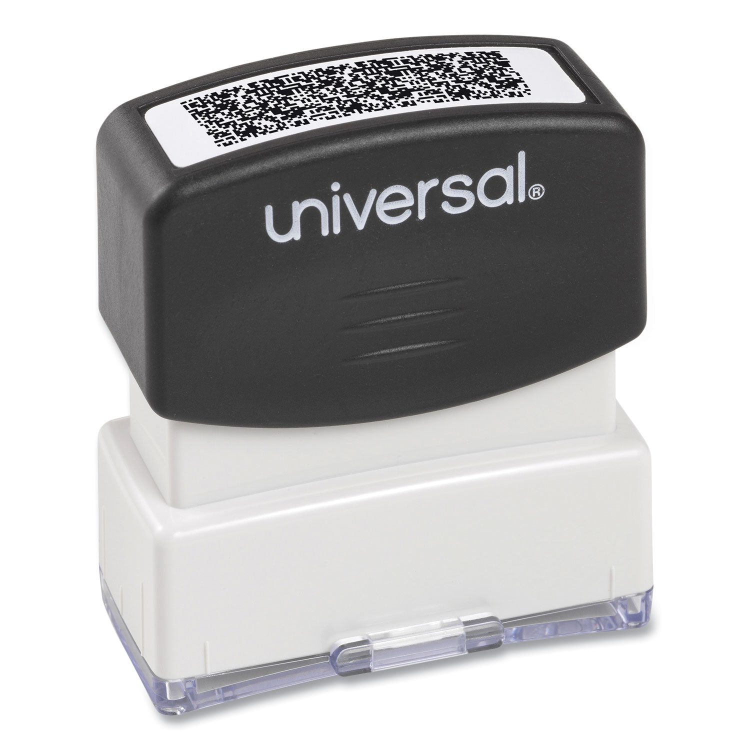 Universal® Security Stamp, Obscures Area 1.69 x 0.56, Black