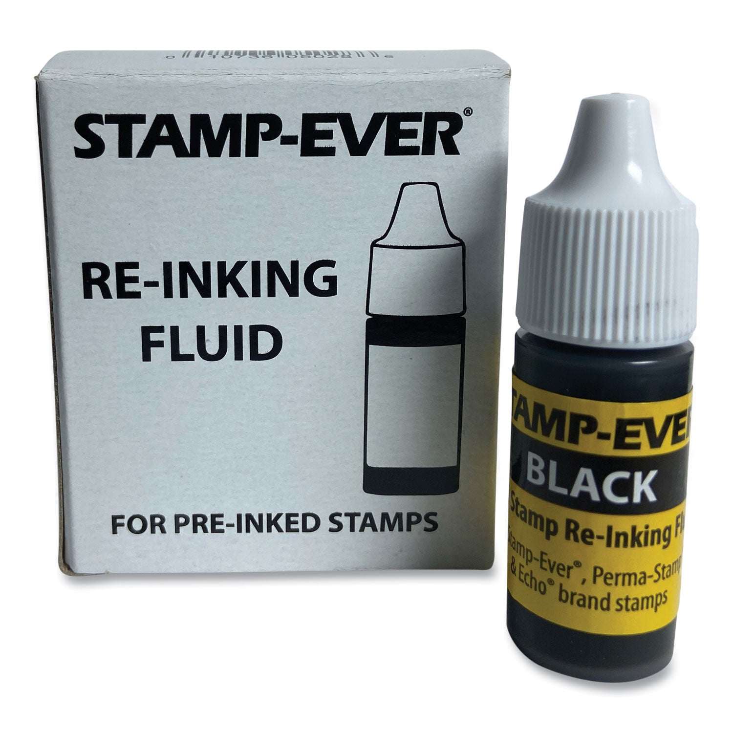 Trodat® Refill Ink for Clik! and Universal Stamps, 7 mL Bottle, Black